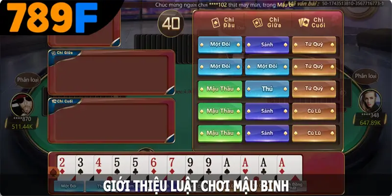 Giới thiệu luật chơi mậu binh