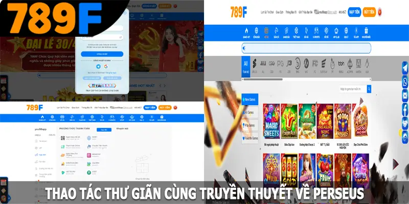 Thao tác thư giãn cùng truyền thuyết về Perseus tại 789F Thao tác thư giãn cùng truyền thuyết về Perseus tại 789F